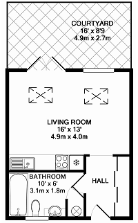 Studio Floorplan